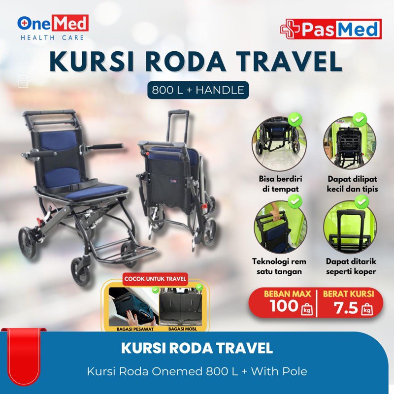 KURSI RODA ONEMED 800 L + WITH POLE