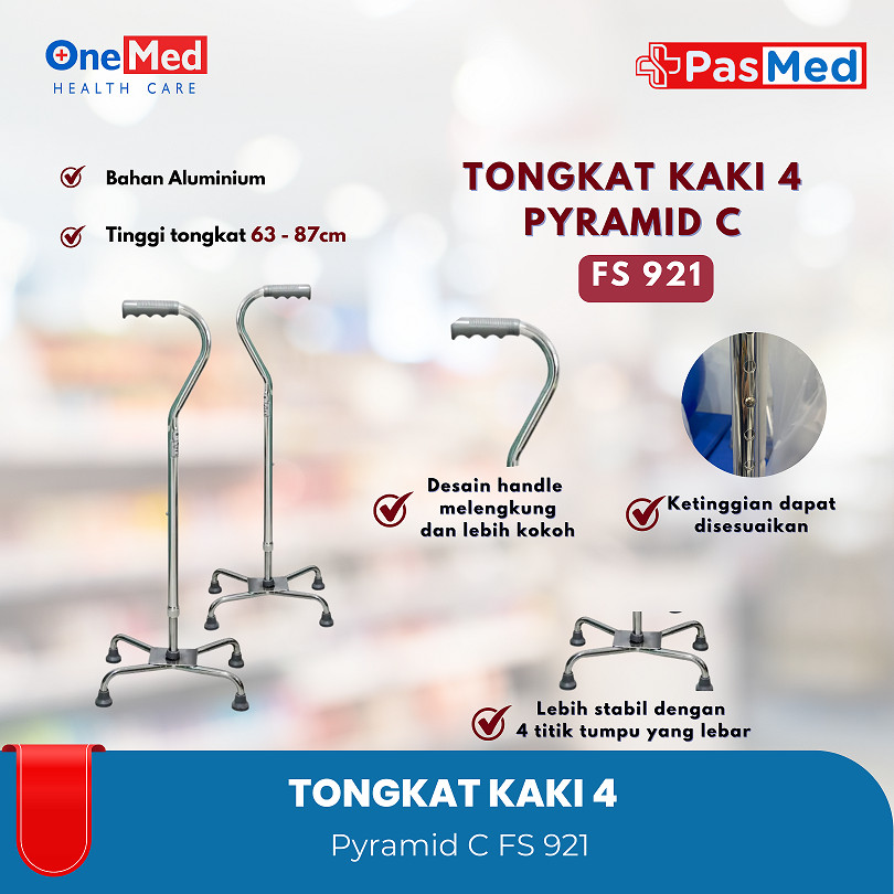 tongkat kaki 4 pyramid c